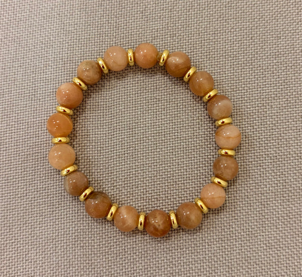 UnCage Beaded Bracelet - Sunstone