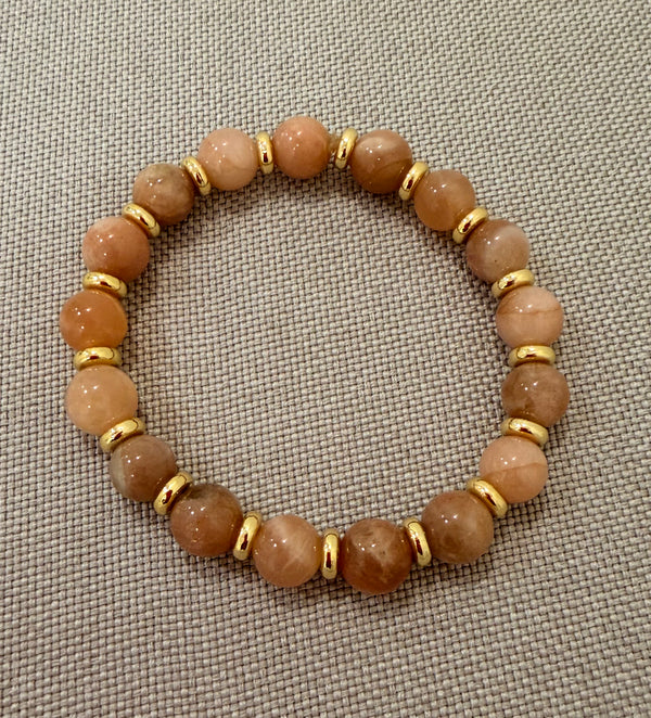 UnCage Beaded Bracelet - Sunstone