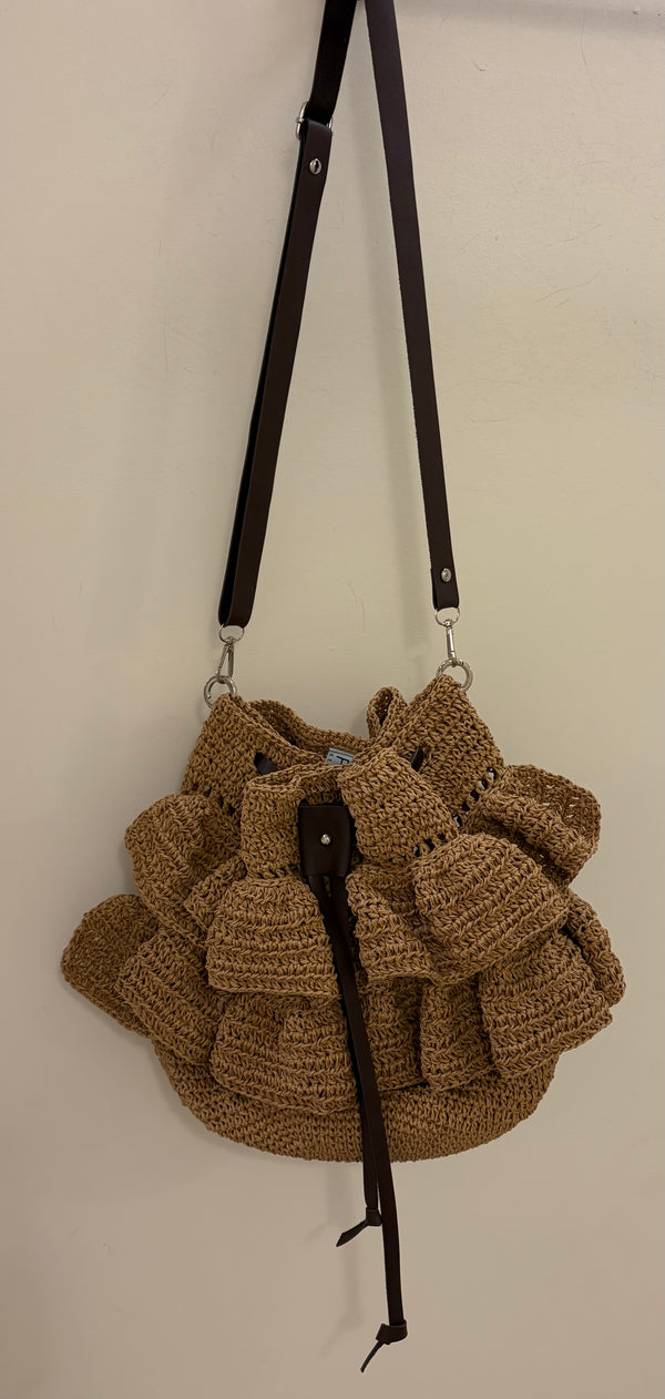 Nofo Style Ruffle Crossbody Bag