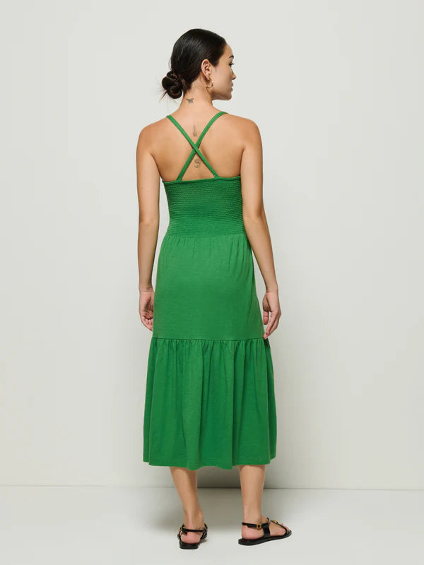 Nation LA Penelope Smocked Midi Dress