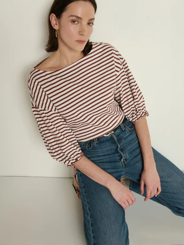 Nation LA Sandra Boatneck Top