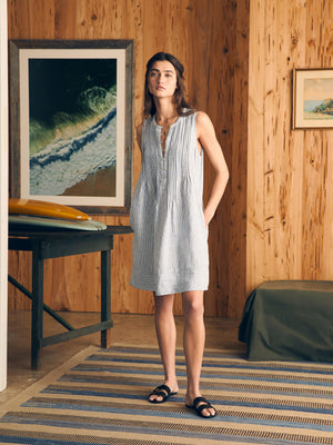 Faherty Isha Linen Dress