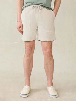 Faherty Corduroy Drawstring Utility Short