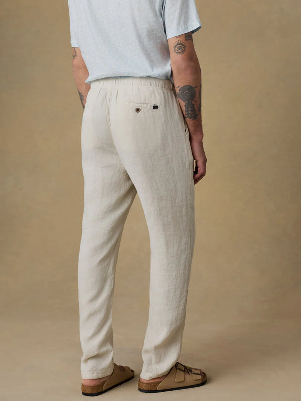 Faherty Linen Drawstring Pant