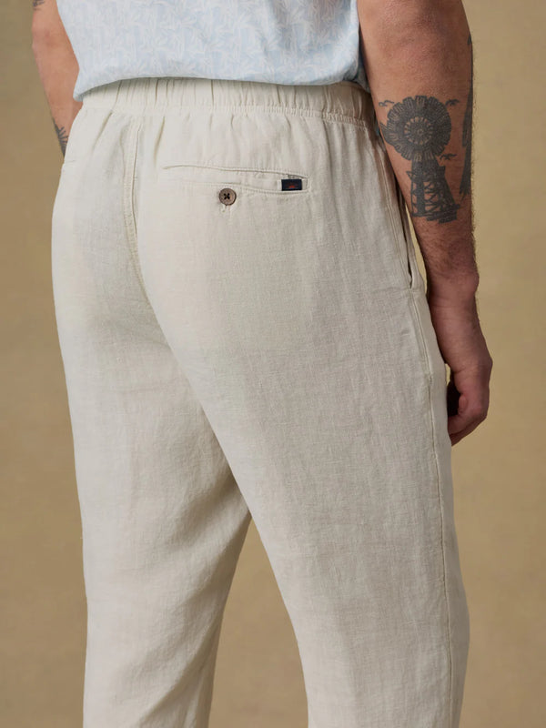 Faherty Linen Drawstring Pant
