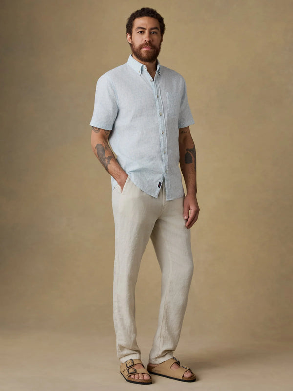 Faherty Linen Drawstring Pant