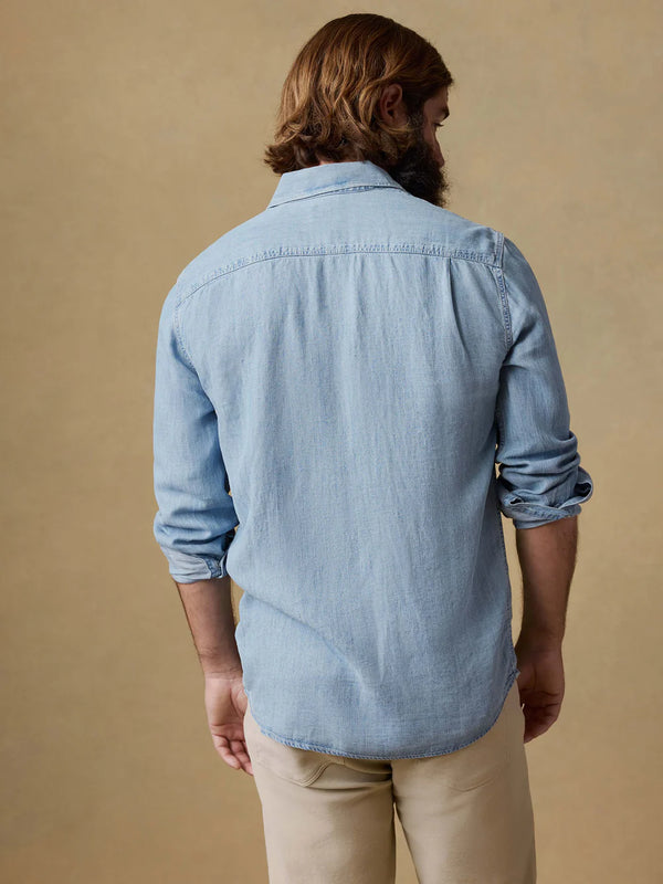 Faherty Tried & True Chambray Shirt