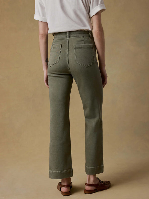 Faherty Stretch Terry Patch Pocket Ankle Pant