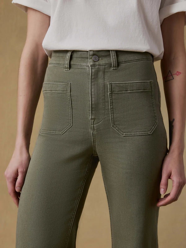 Faherty Stretch Terry Patch Pocket Ankle Pant