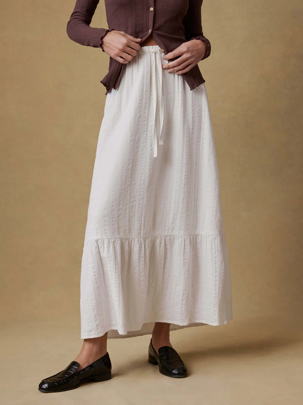 Faherty Dune Cotton Gauze Rees Skirt