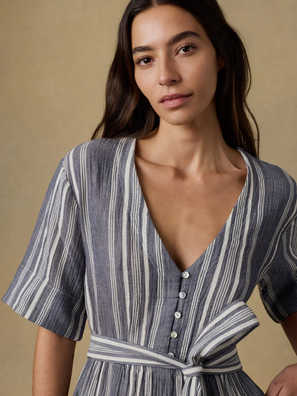 Faherty Dune Cotton Gauze Marina Dress