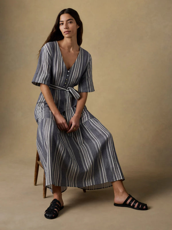 Faherty Dune Cotton Gauze Marina Dress