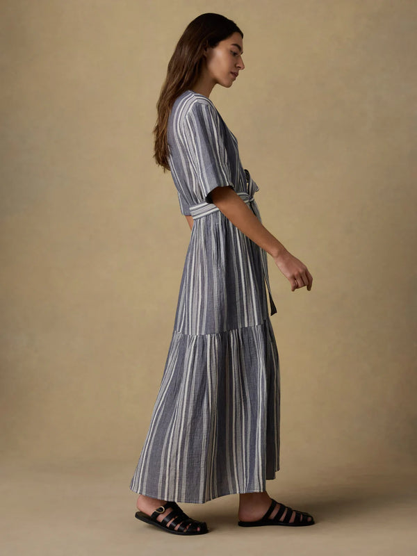Faherty Dune Cotton Gauze Marina Dress