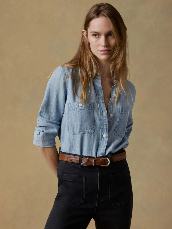 Faherty Tried & True Chambray Shirt