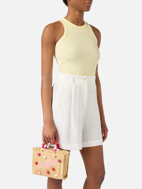 MC2 Saint Barth Vanity Mini Straw Bag