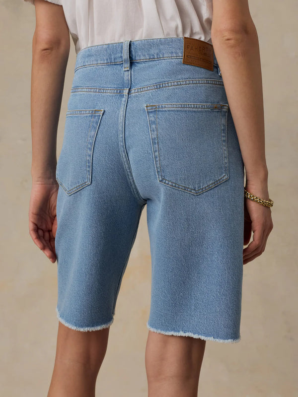 Faherty Boyfriend Denim Short