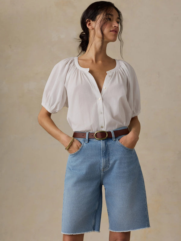 Faherty Boyfriend Denim Short