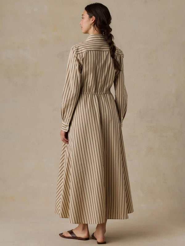 Faherty Coastal Poplin Catalina Dress