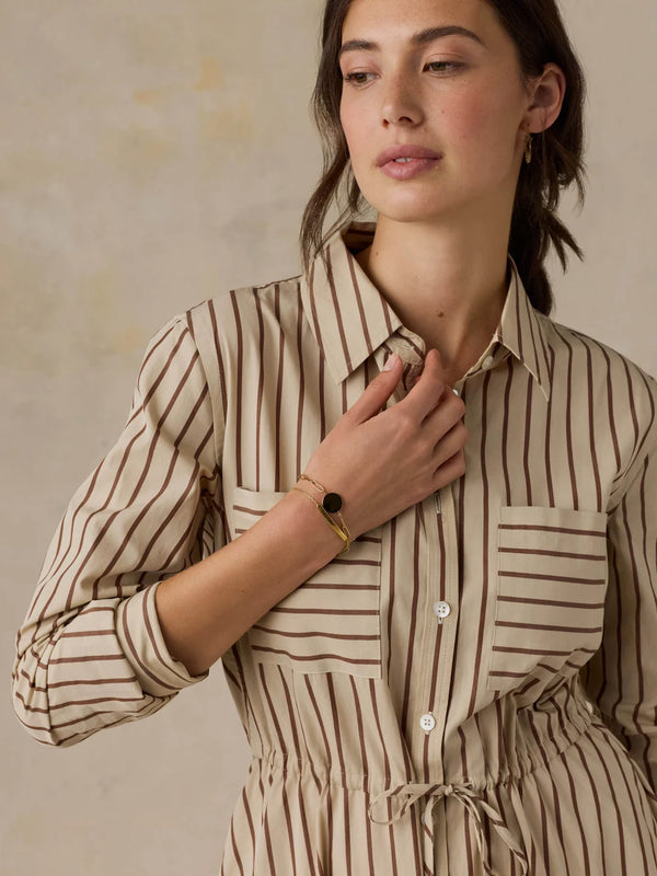 Faherty Coastal Poplin Catalina Dress