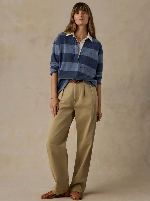 Faherty Legend Sweater Rugby Popover