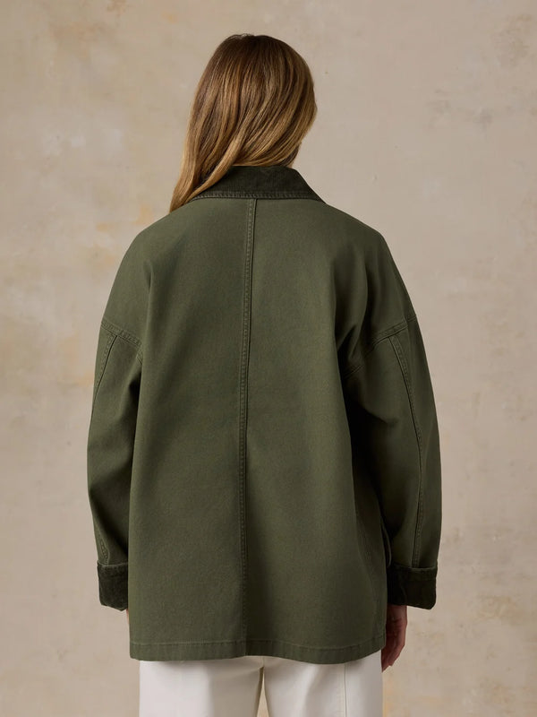 Faherty Sunwashed Canvas Barn Jacket