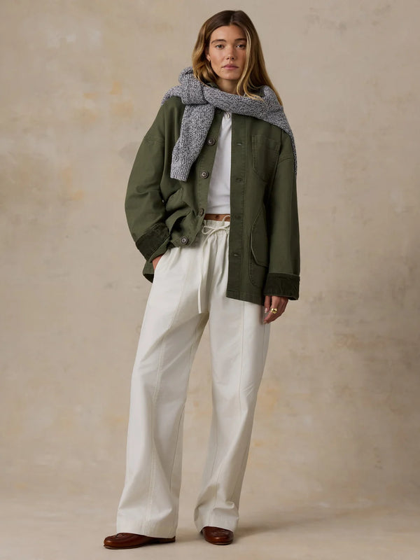 Faherty Sunwashed Canvas Barn Jacket