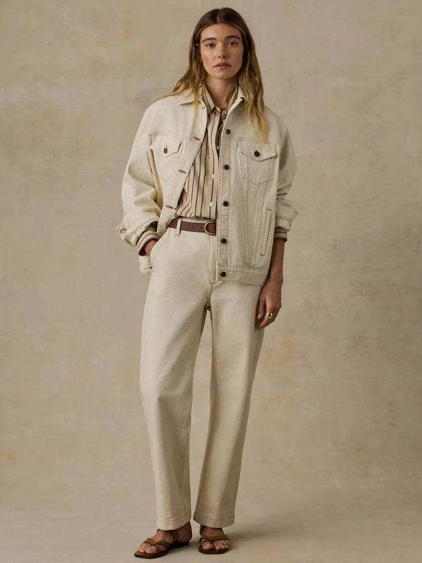 Faherty Driftwood Denim Jacket