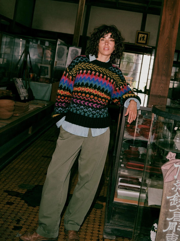 Faherty Après Alpaca Midnight Bay Crew