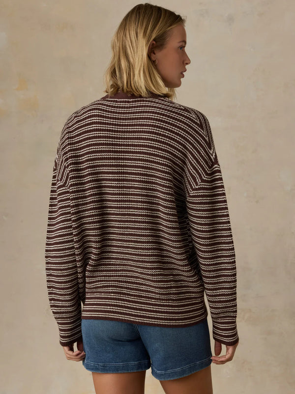 Faherty Miramar Linen Relaxed Cardigan