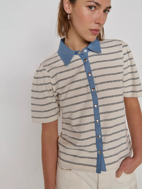 Nation LA Zoe Snap Top