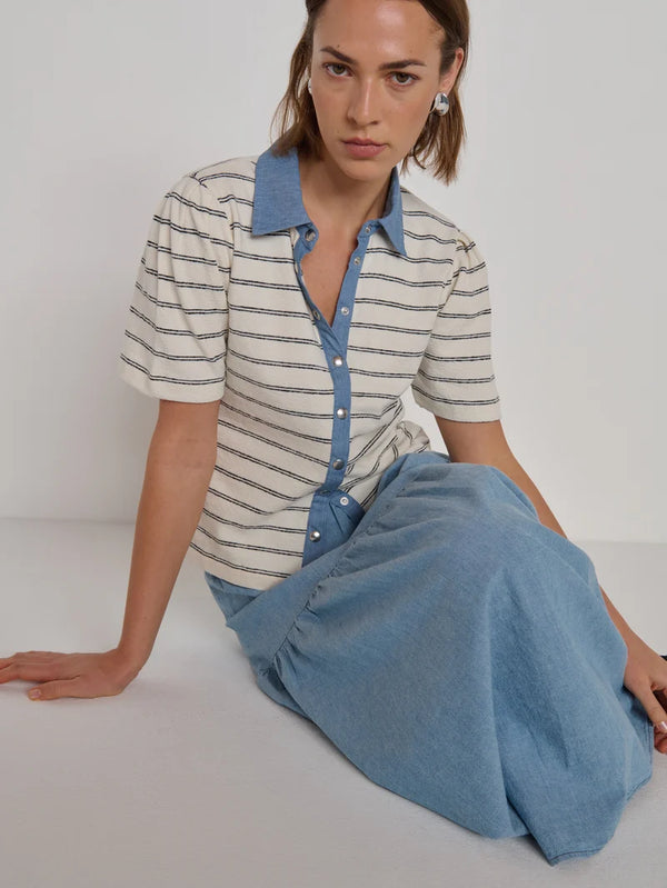 Nation LA Zoe Snap Top
