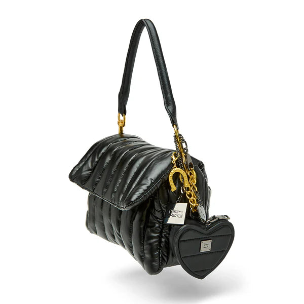 Think Royln Luxe Heart Pouch w/Love Charm Keychain