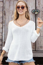 Wooden Ships Shirt Tail V Cotton Sweater