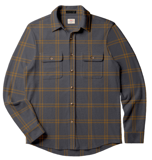 Faherty Legend Sweater Shirt (Double Pocket)