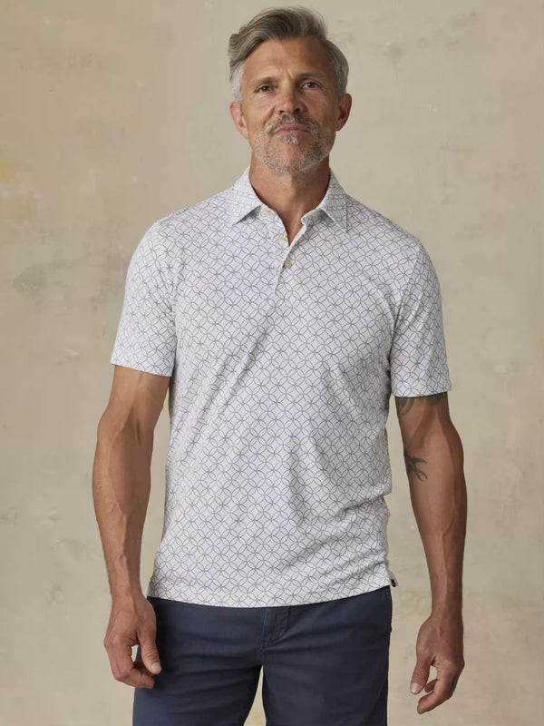 Faherty Short-Sleeve Movement Pique Polo