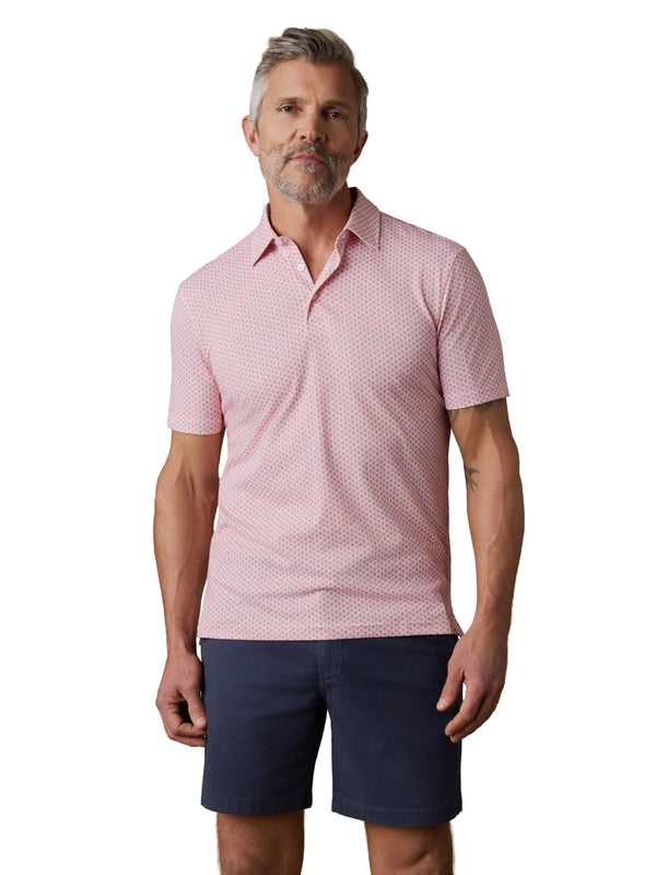 Faherty Short-Sleeve Movement Pique Polo