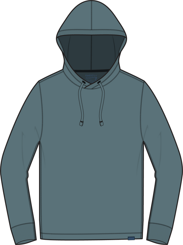 Faherty Sunwashed Organic Hoodie
