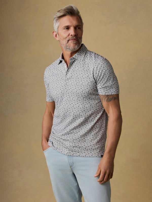 Faherty Short-Sleeve Movement Pique Polo
