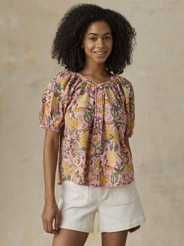 Faherty Voile Lettie Top