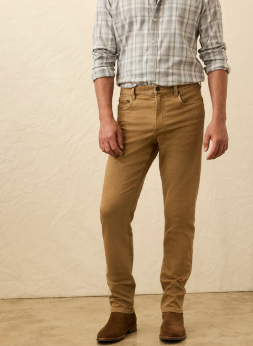 Faherty Stretch Terry 5-Pocket Pant