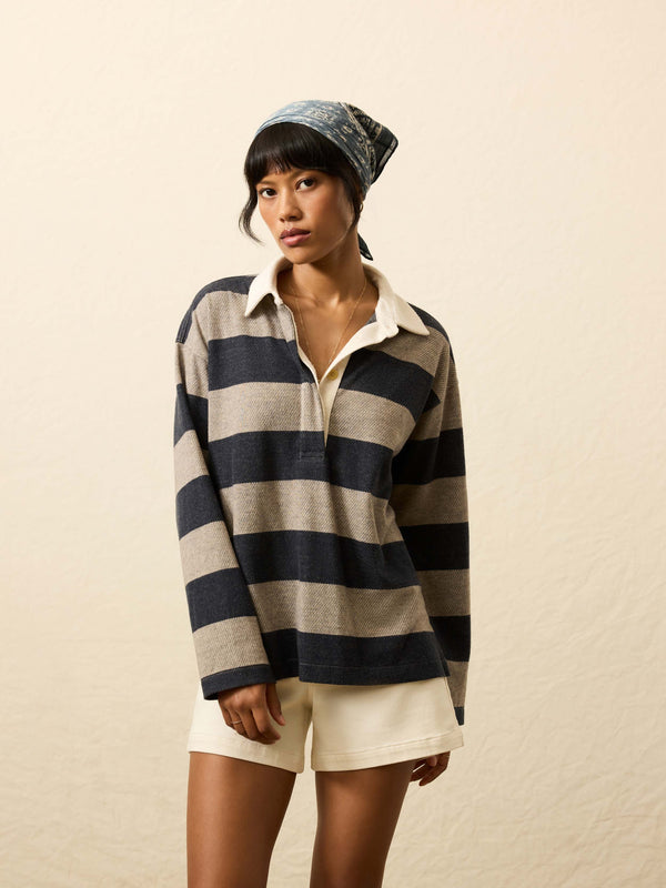 Faherty Legend Sweater Rugby Popover