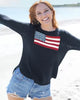 Wooden Ships Flag Crew Cotton Sweater