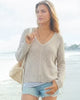 Wooden Ships Kaya L/S V Cotton Sweater