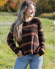 Wooden Ships Mare Striped Chunky Crew Cotton
