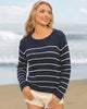 Wooden Ships Valerie Striped Crew Cotton Sweater