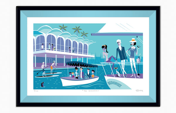 Shag "The Seafarers" Framed Print